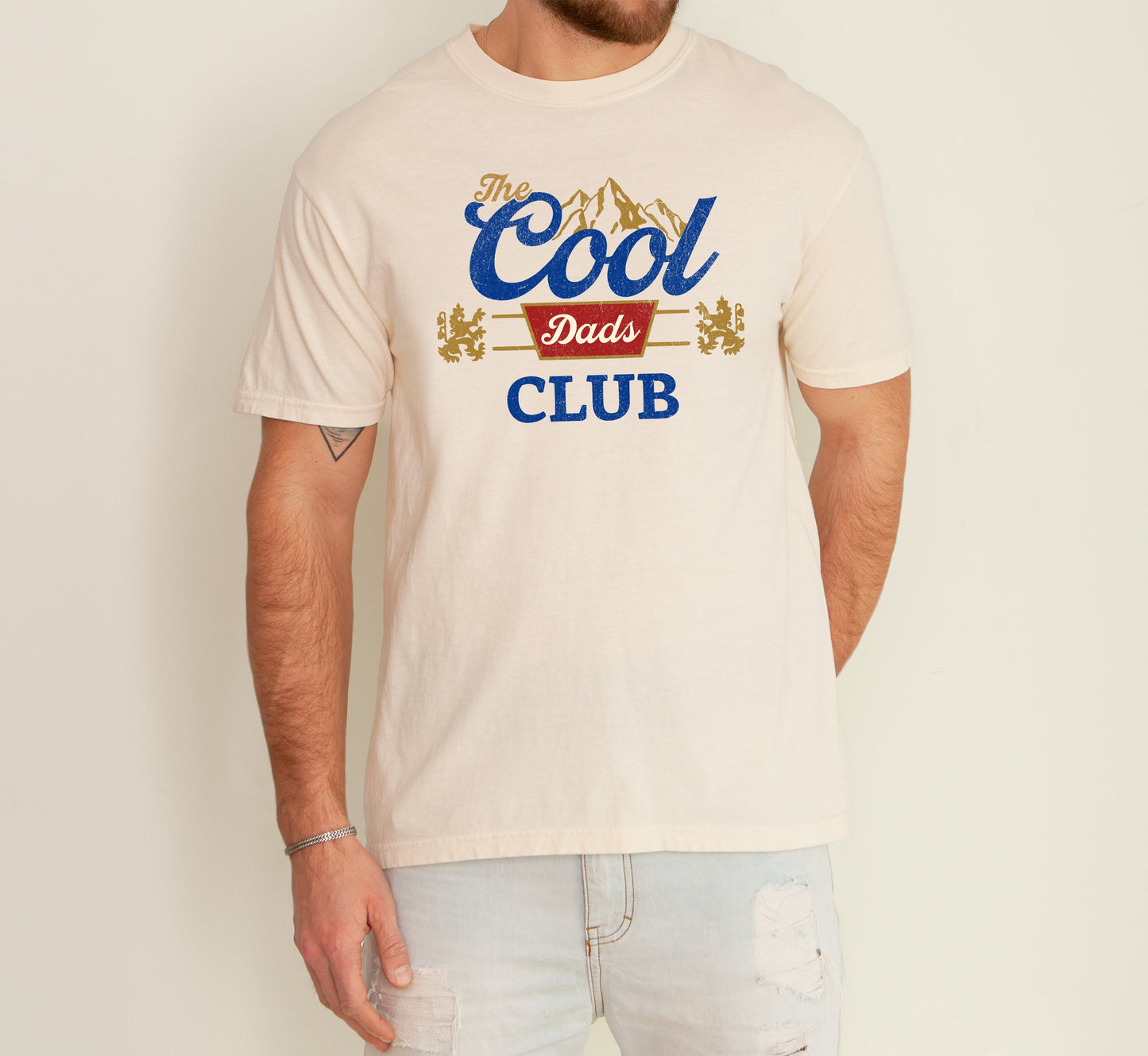 Cool Dads Club, Beer, Retro, The Man, The Myth, The Legend, Father's Day, Father Tshirt Comfort Colors T-Shirt