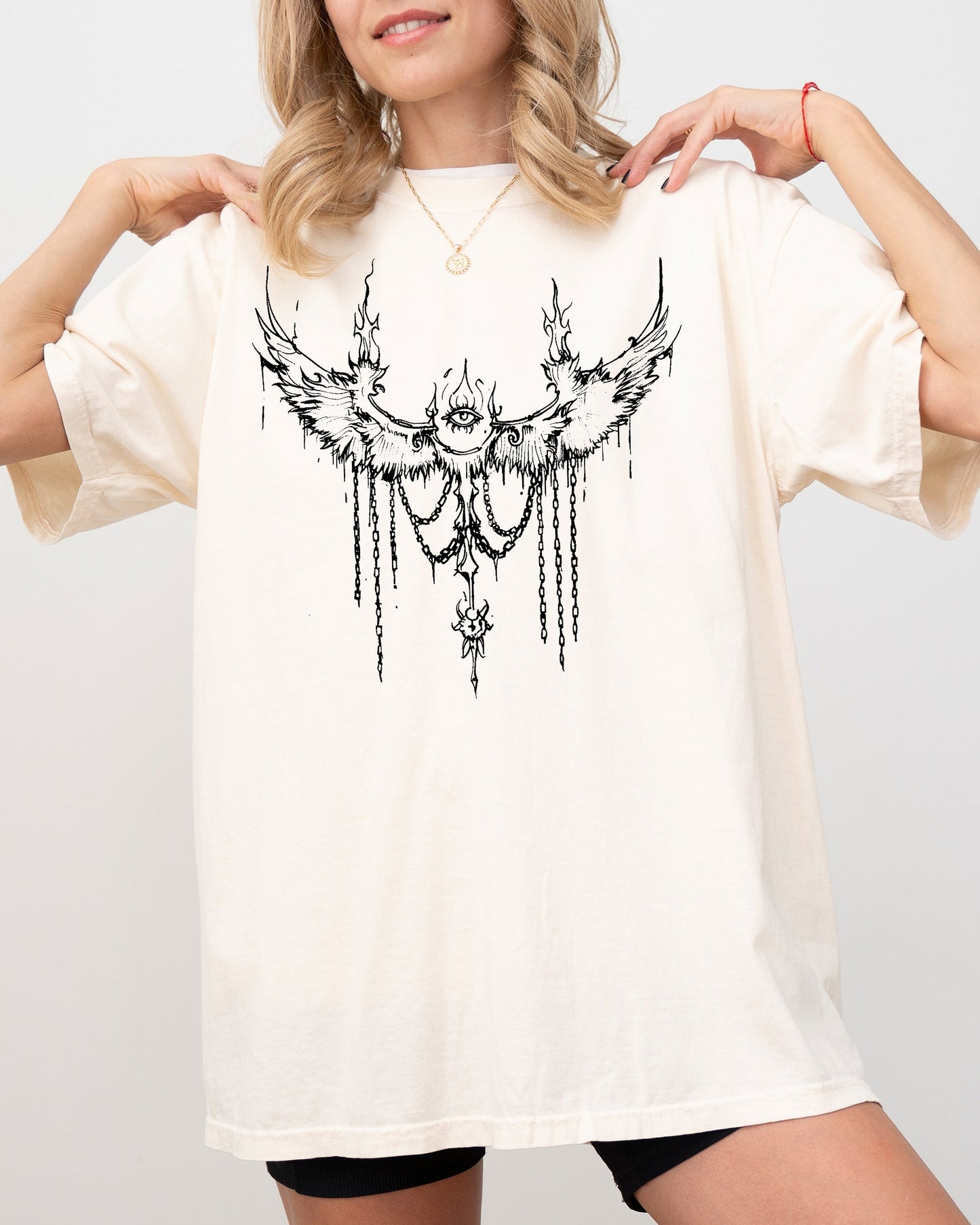 Cybersigilism, Eye, Wings, Tribal, Sigilism, Magic, Cyber Shirt Comfort Colors T-Shirt