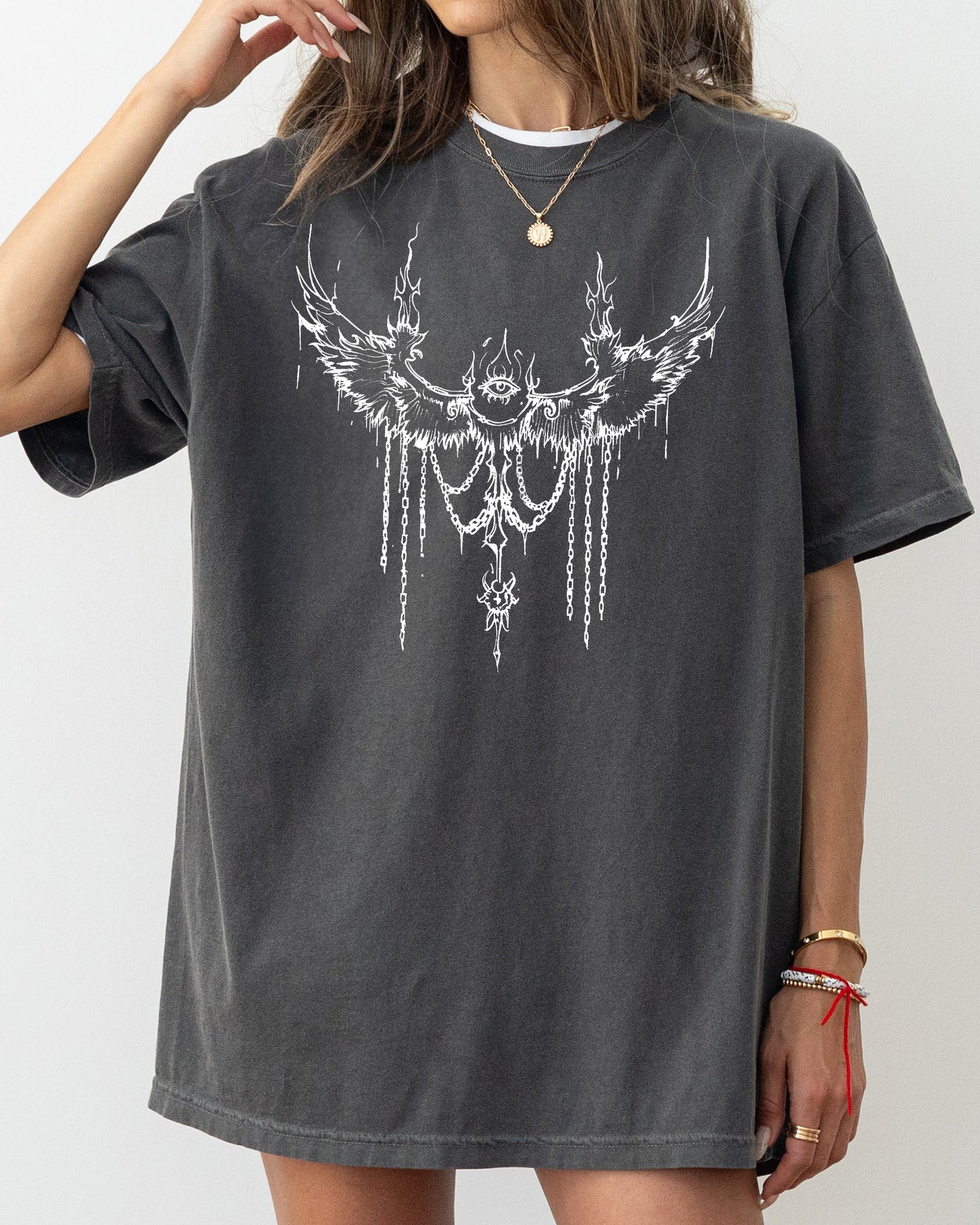 Cybersigilism, Eye, Wings, Tribal, Sigilism, Magic, Cyber Shirt Comfort Colors T-Shirt