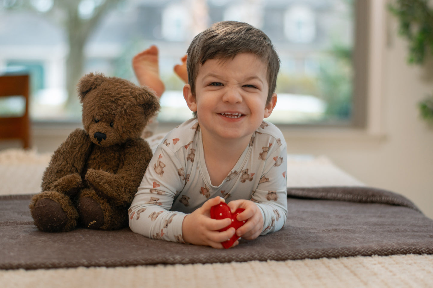 Teddy-Gram 2pc Bamboo Pajamas