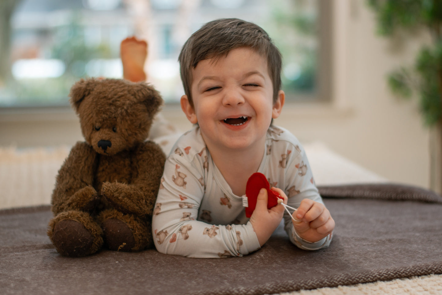 Teddy-Gram 2pc Bamboo Pajamas