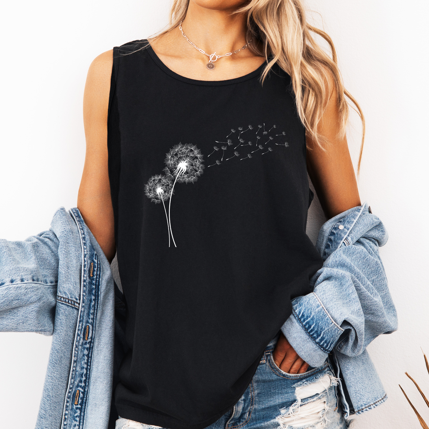Dandelion, Nature, Beautiful Comfort Colors Tank Top