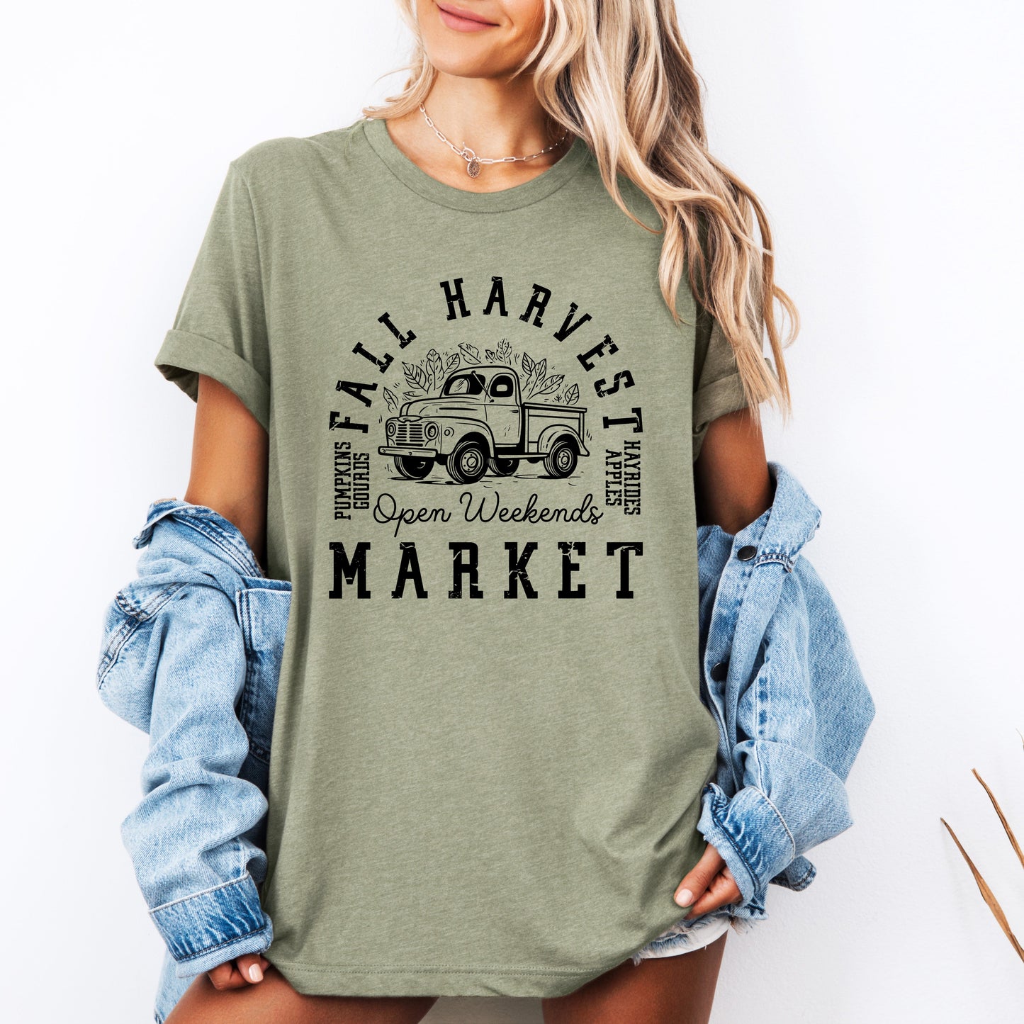 Fall Harvest Market, Pumpkins, Autumn, Tshirt