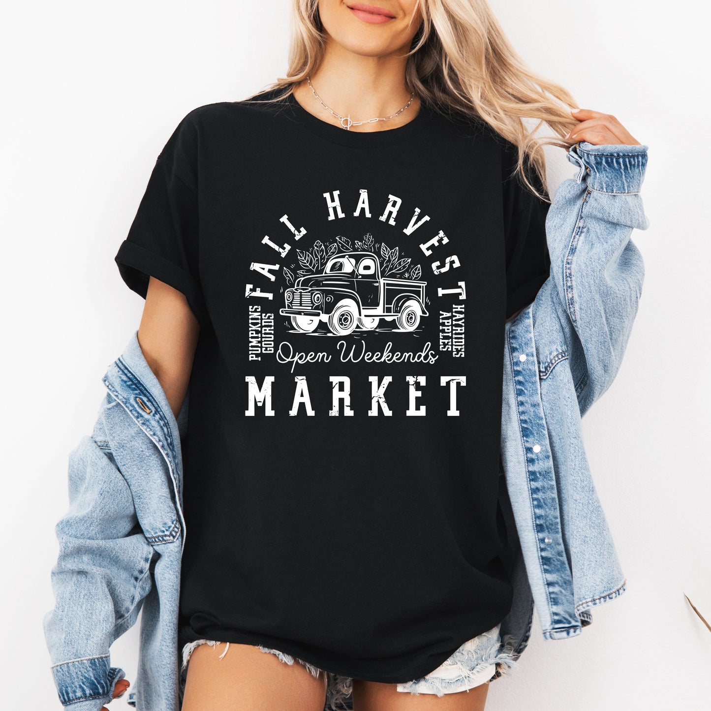 Fall Harvest Market, Pumpkins, Autumn, Tshirt