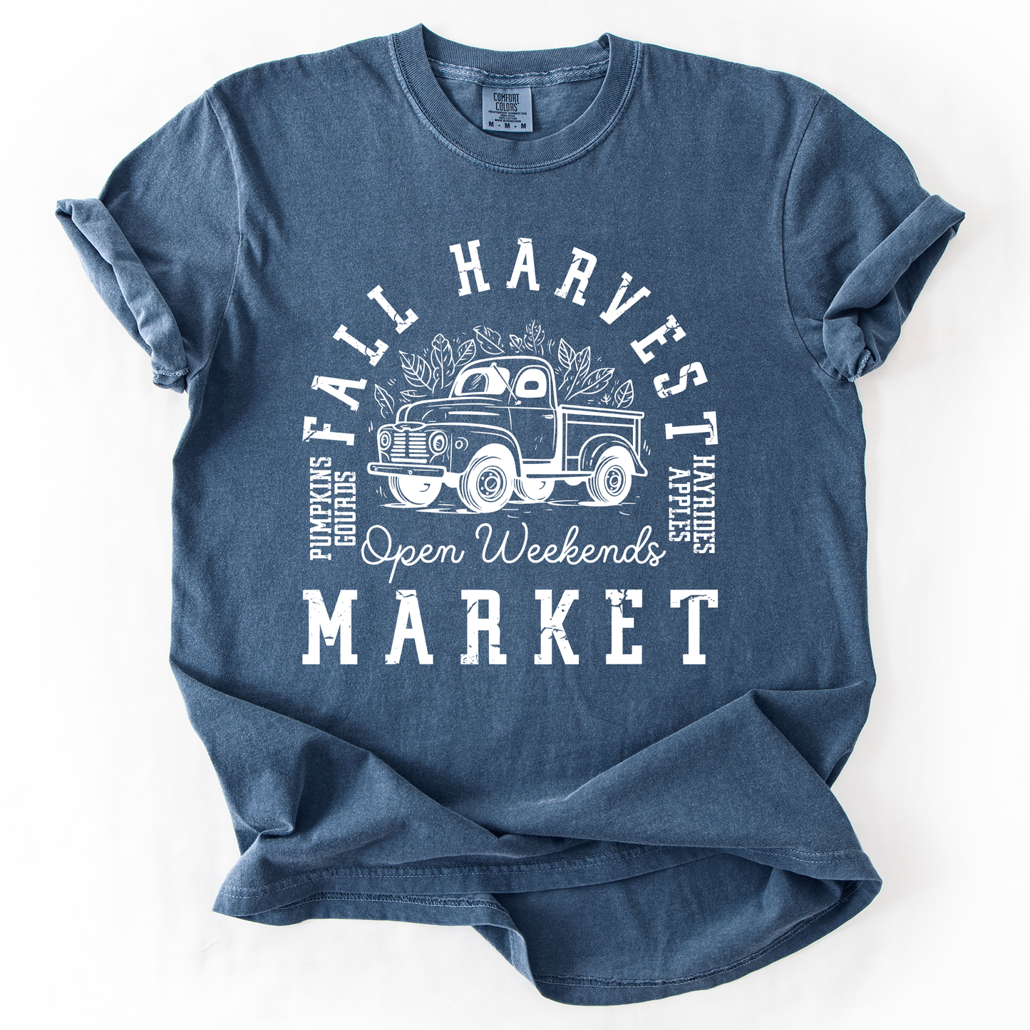 Fall Harvest Market, Pumpkins, Autumn, Comfort Colors T-Shirt