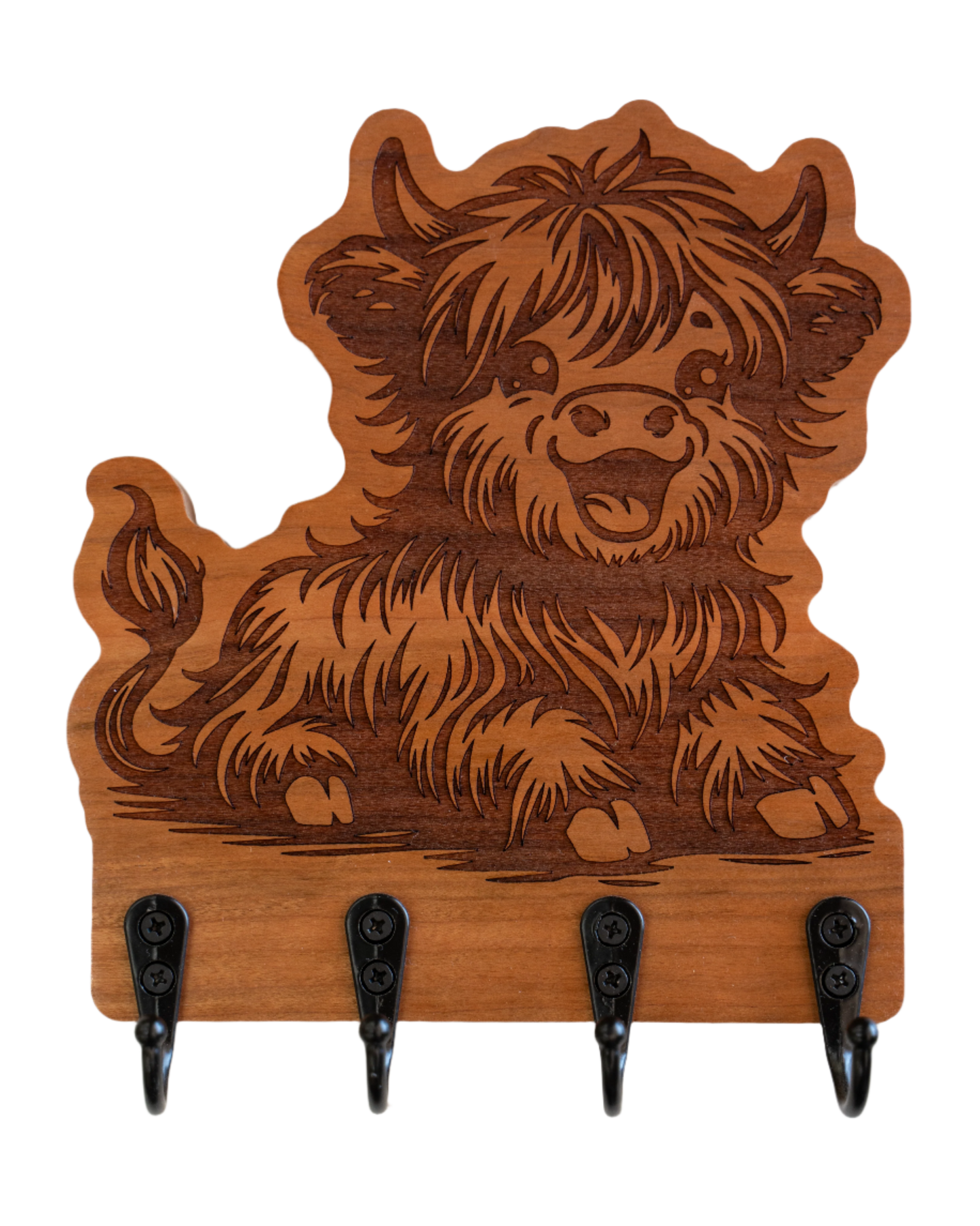 Happy Highland Cow 01 Wall Hanger