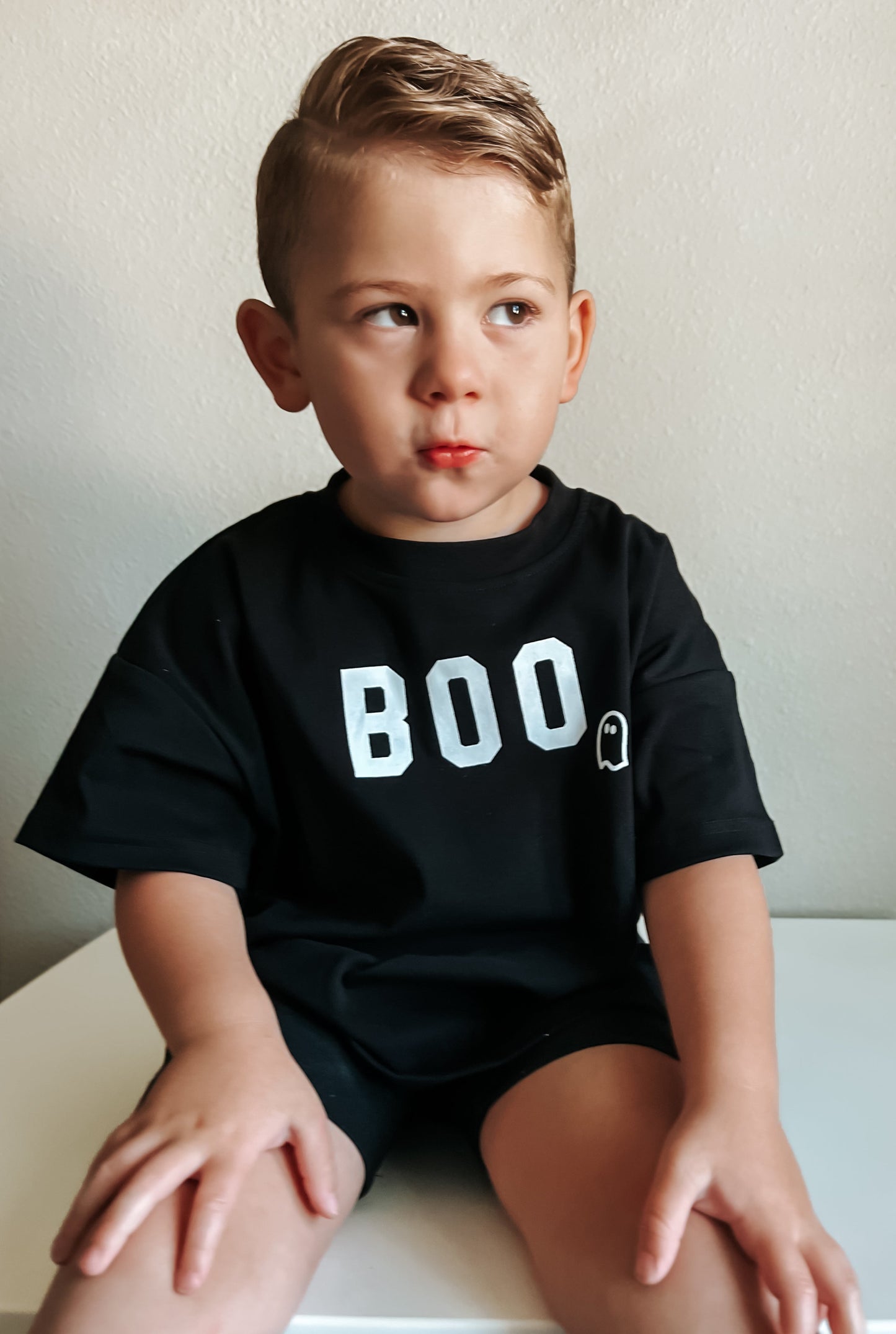 BOO Ghost Oversized Tee or T-Shirt Romper