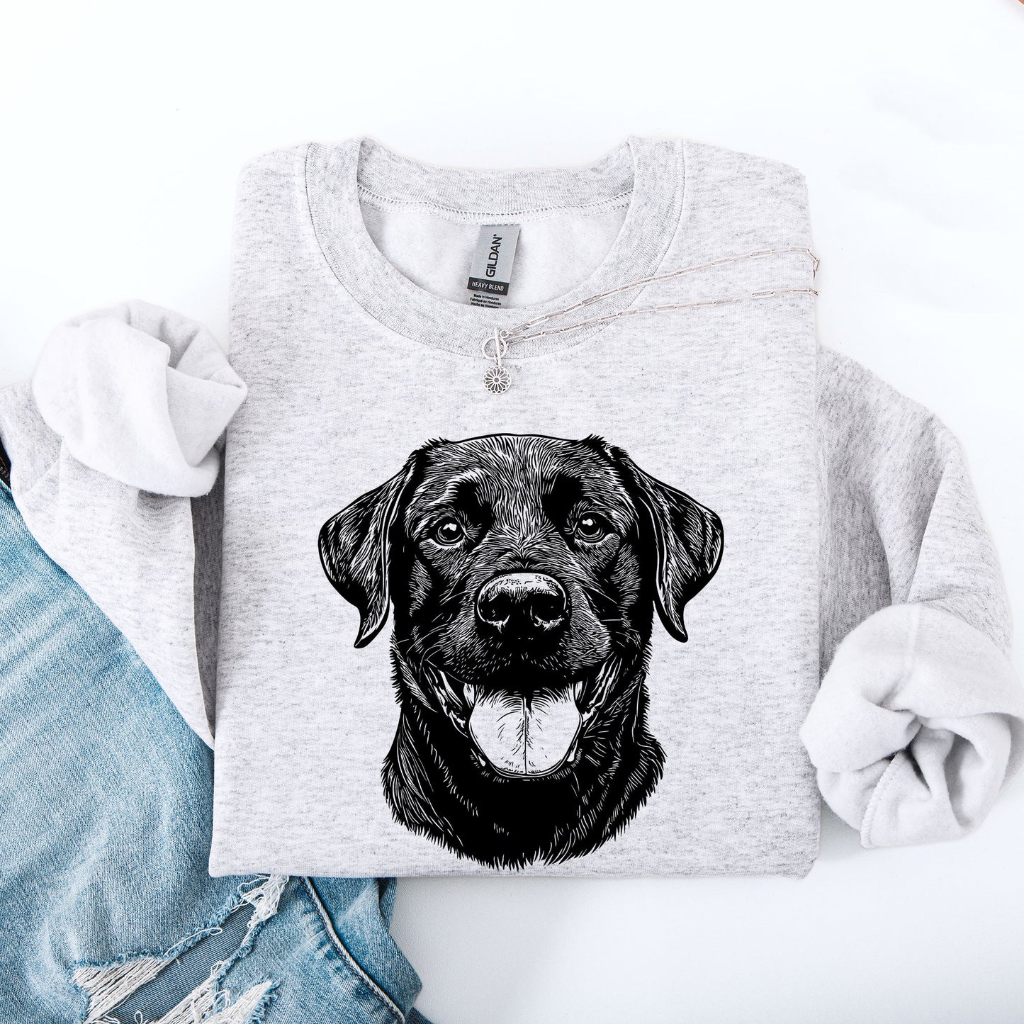Black Lab, Labrador, Pet, Dog Breed Sweatshirt