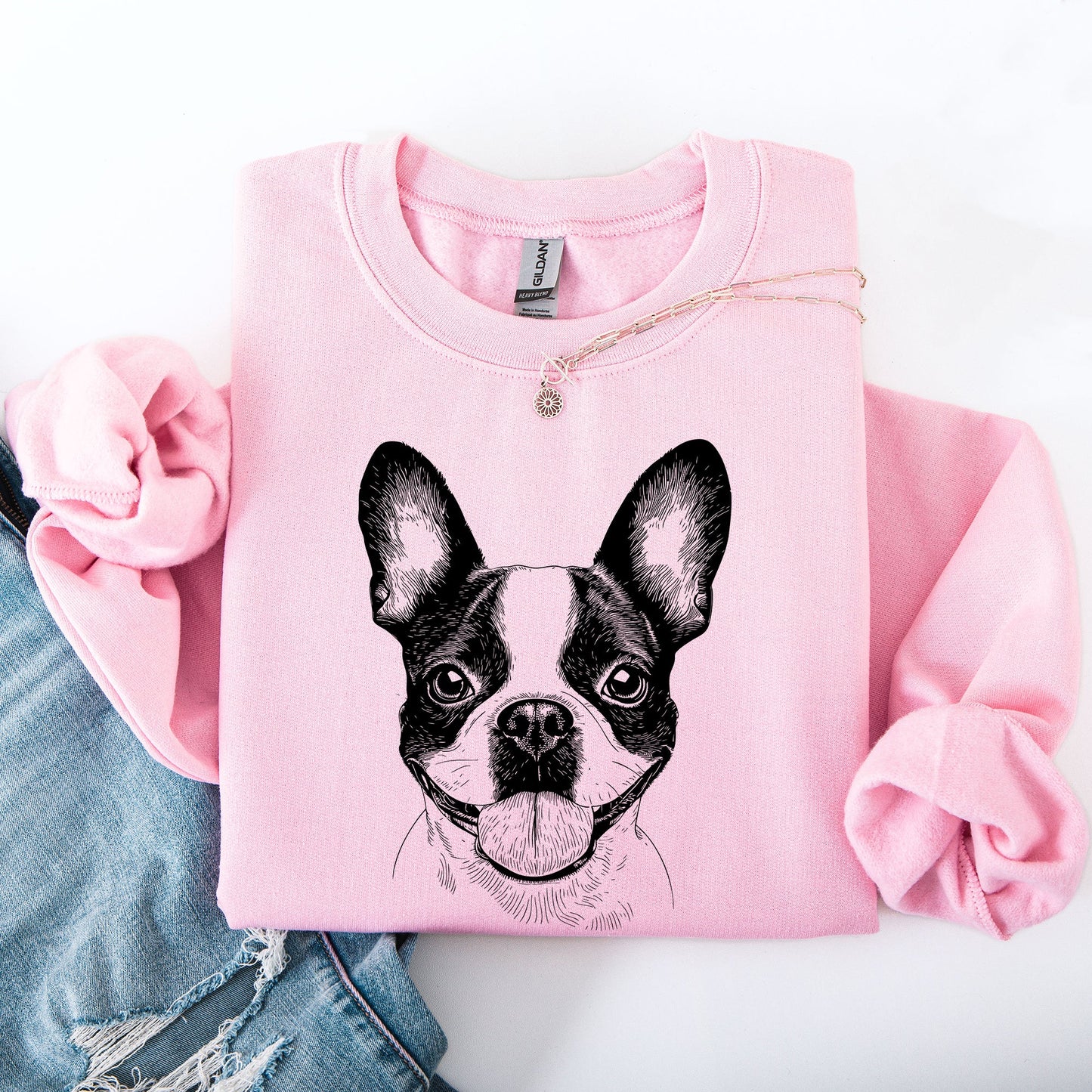 Boston Terrier, Pet, Dog Breed Sweatshirt