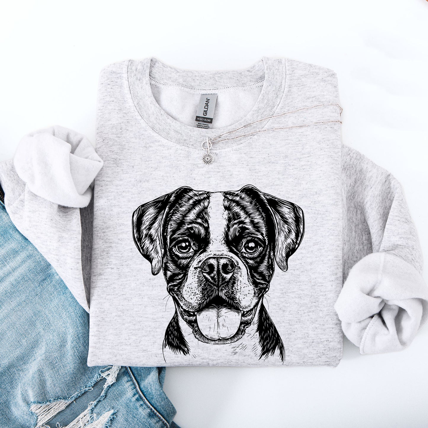 Boxer, Pet, Dog Breed Sweatshirt