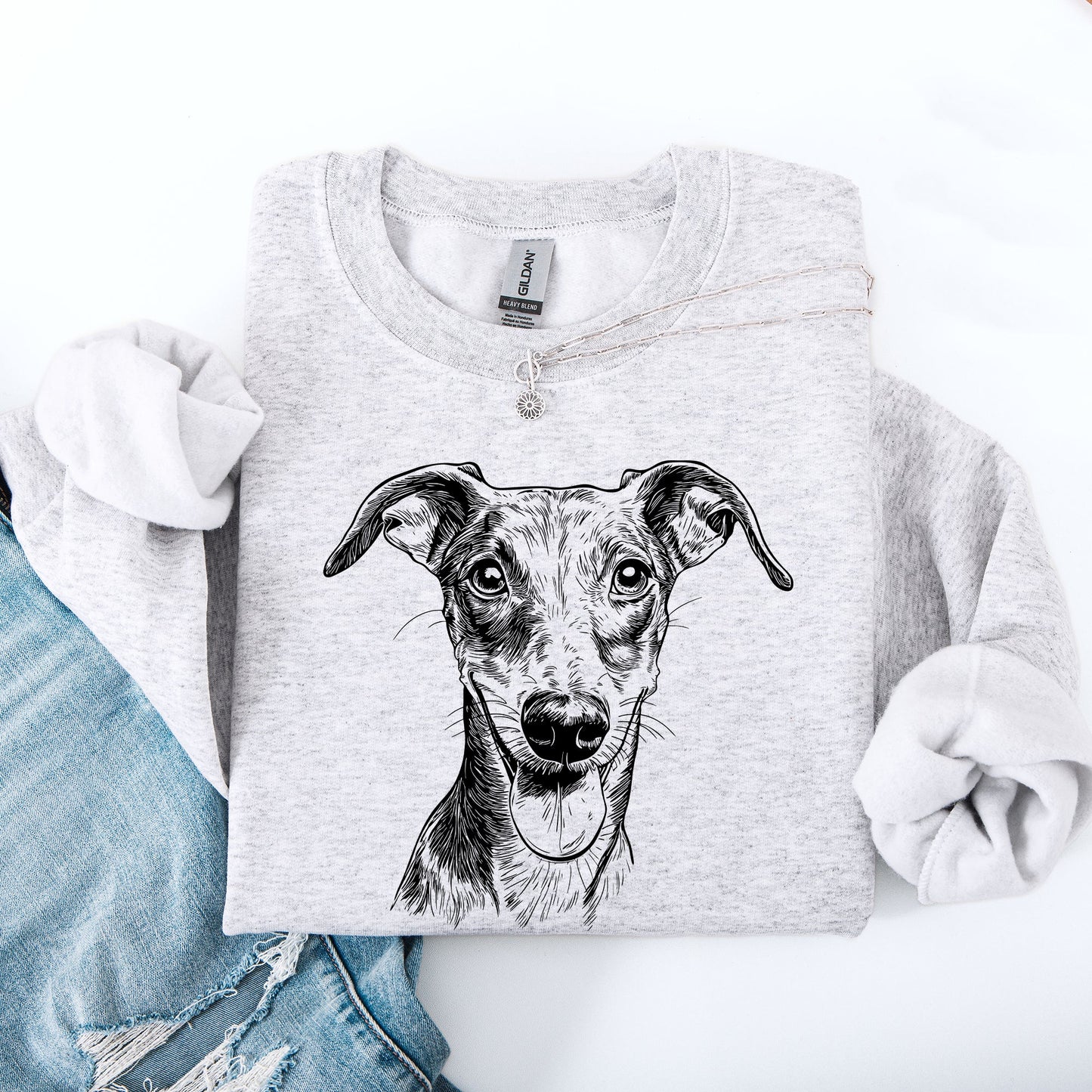 Grey Hound, Pet, Dog Breed Sweatshirt