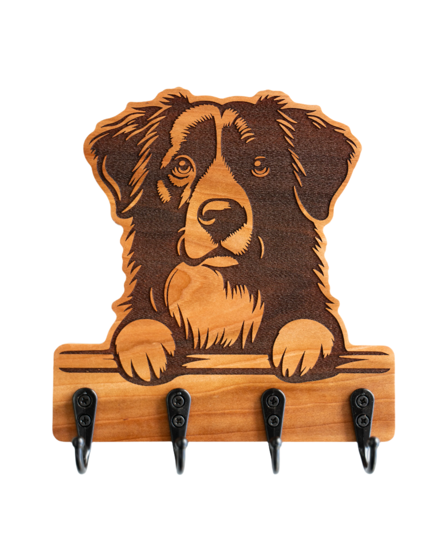 Peeking Australian Shepherd Wall Hanger