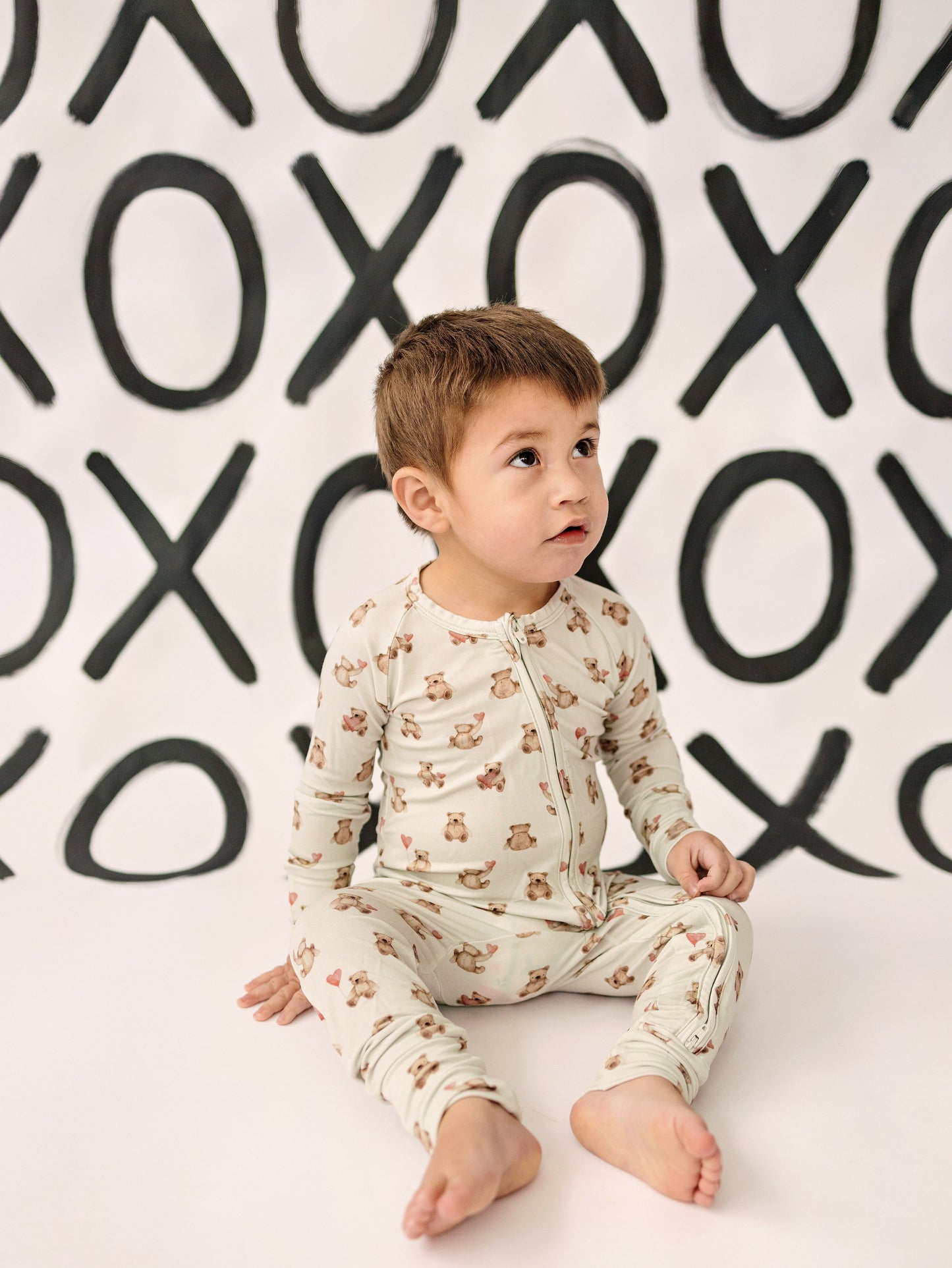 Teddy-Gram Bamboo Zippy Pajamas