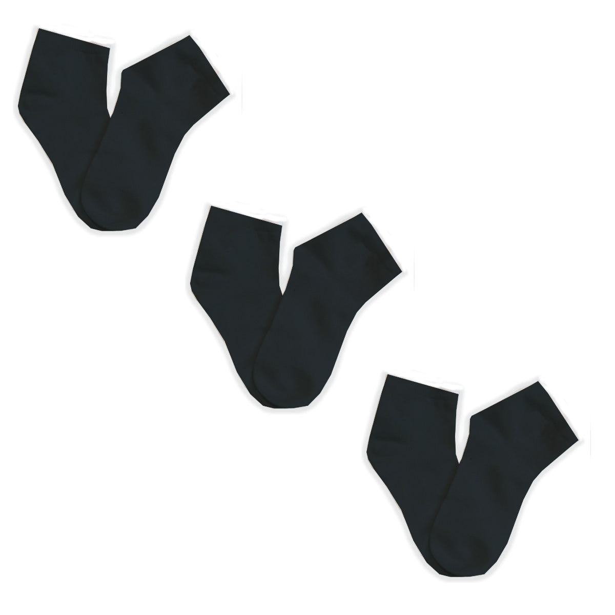 SmoothToe™ Essentials Ankle – Seamless Toe Sensory-Friendly Socks 3-Pack