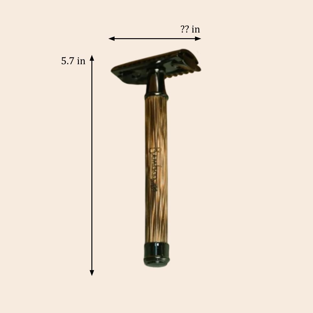 Bamboo Stainless Steel Safety Razor