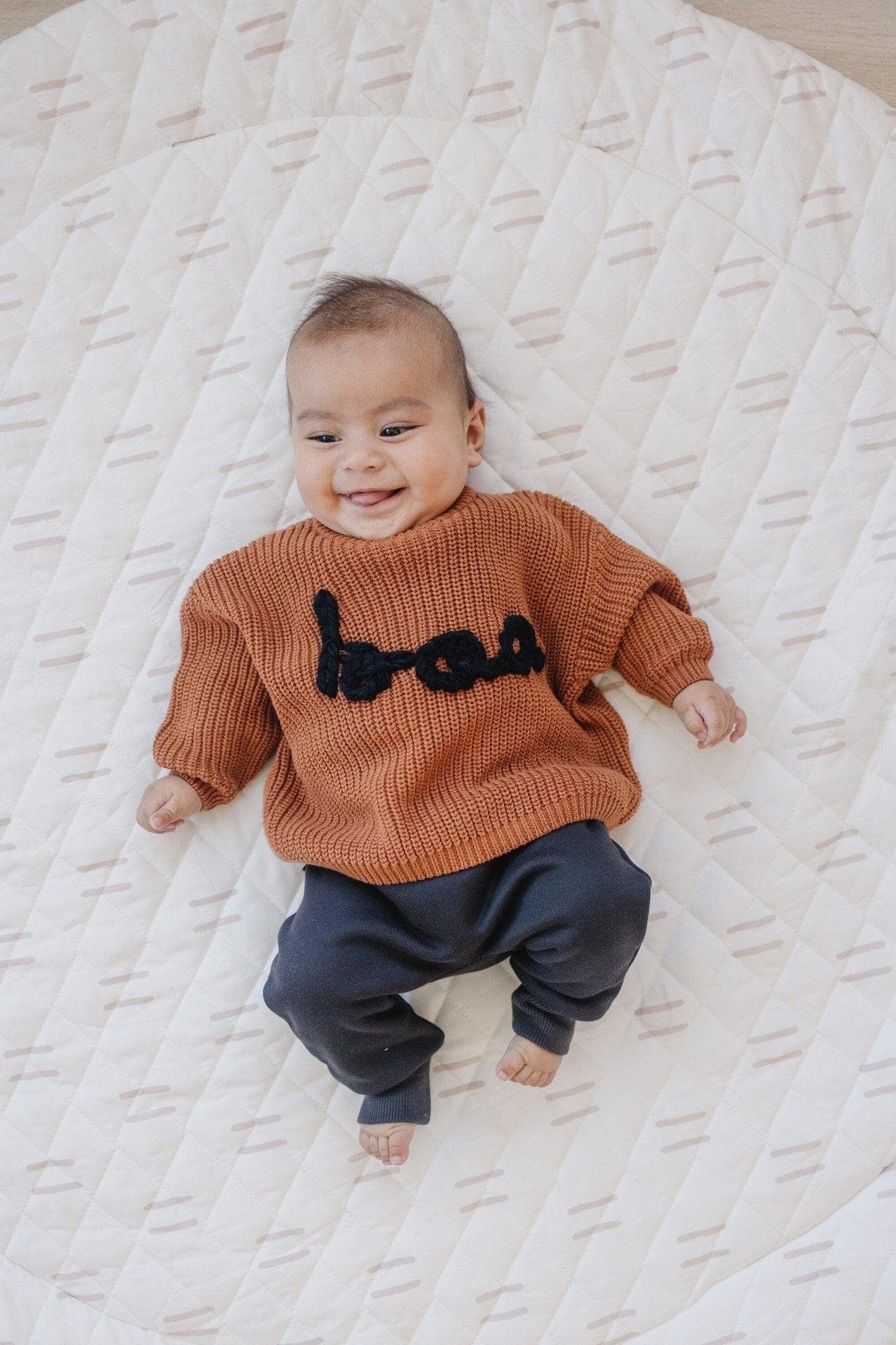 BOO Hand Embroidered Sweater