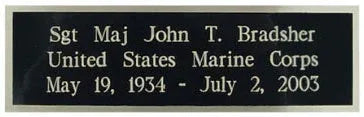 5'x9' Flag Display Case for American Veteran Burial Flag - Solid Wood, Cherry Finish with Name Plate Space, Army
