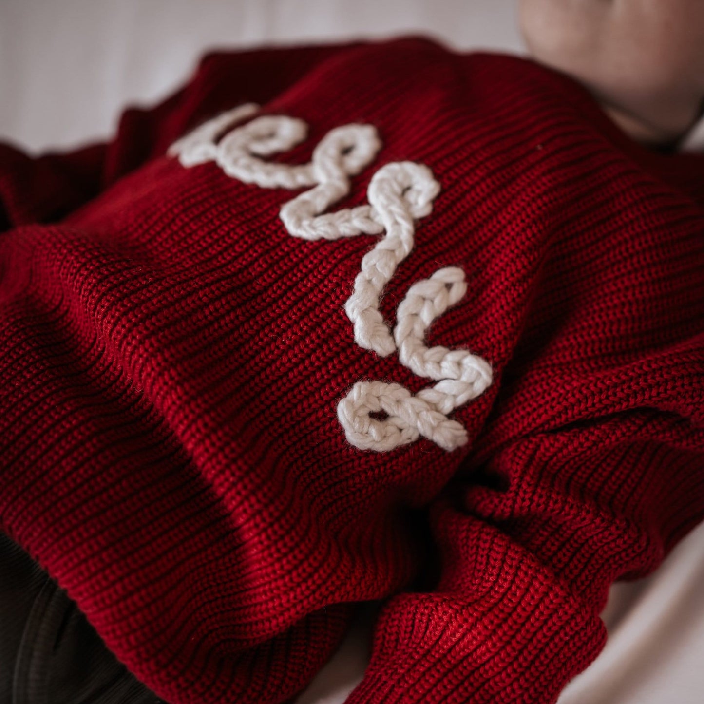 Merry Hand Embroidered Sweater