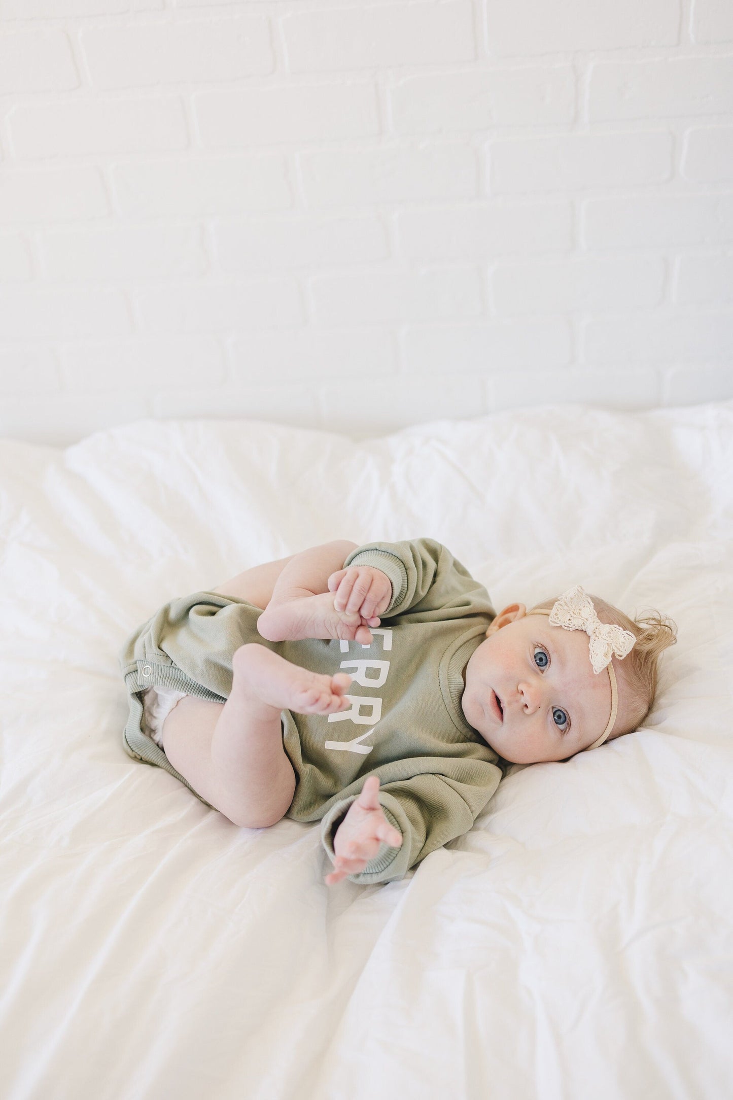 Merry Sweatshirt Romper