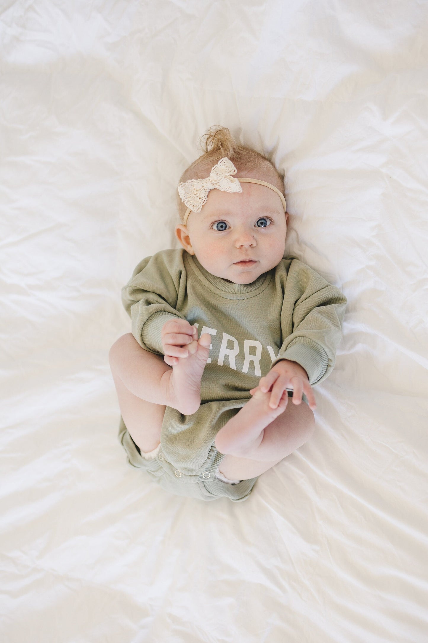 Merry Sweatshirt Romper