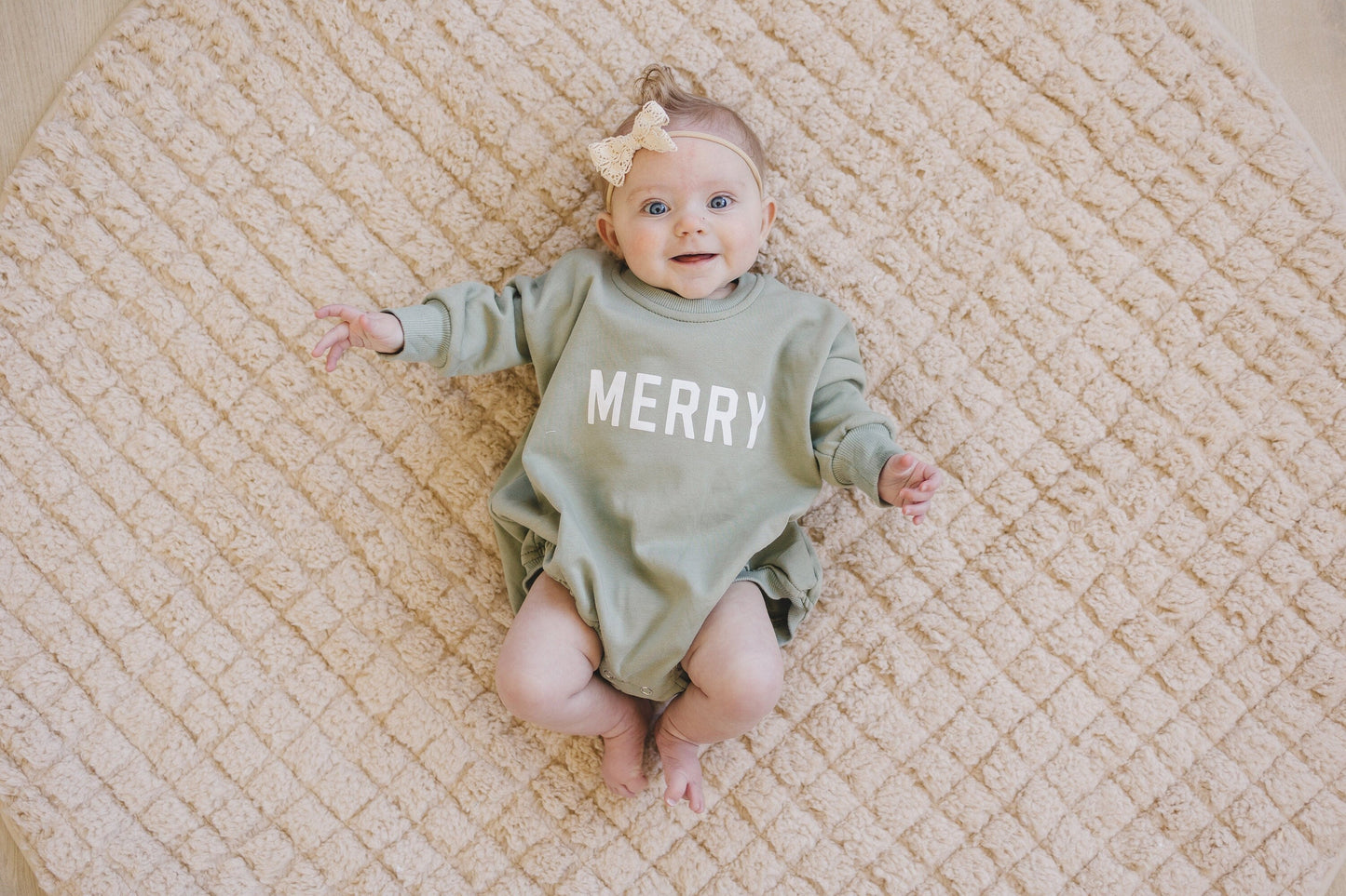 Merry Sweatshirt Romper