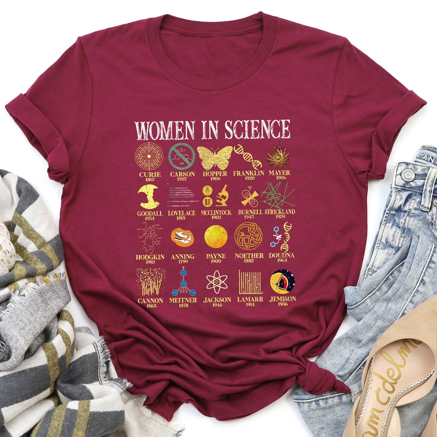 Women in Science, STEM, Teacher, Super Soft Tees