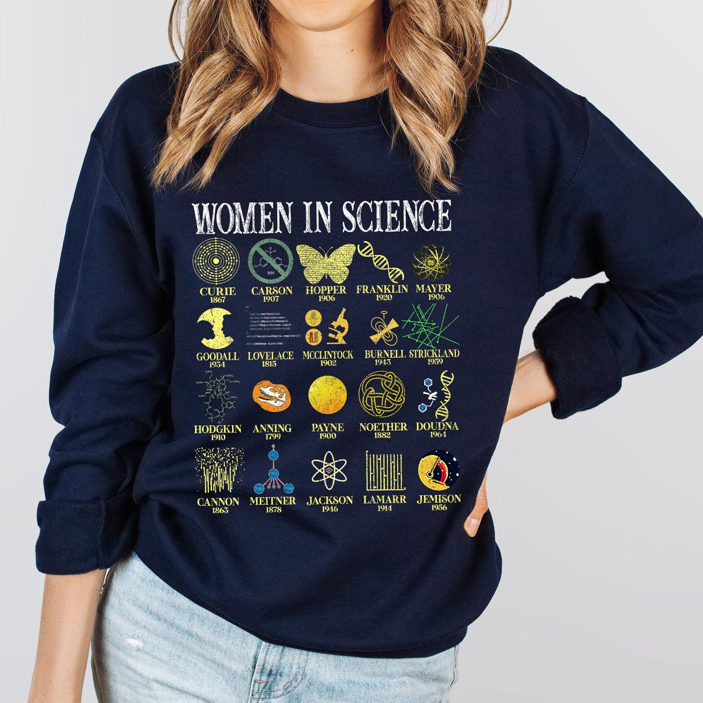Women In Science, STEM, Teacher, Sweatshirt