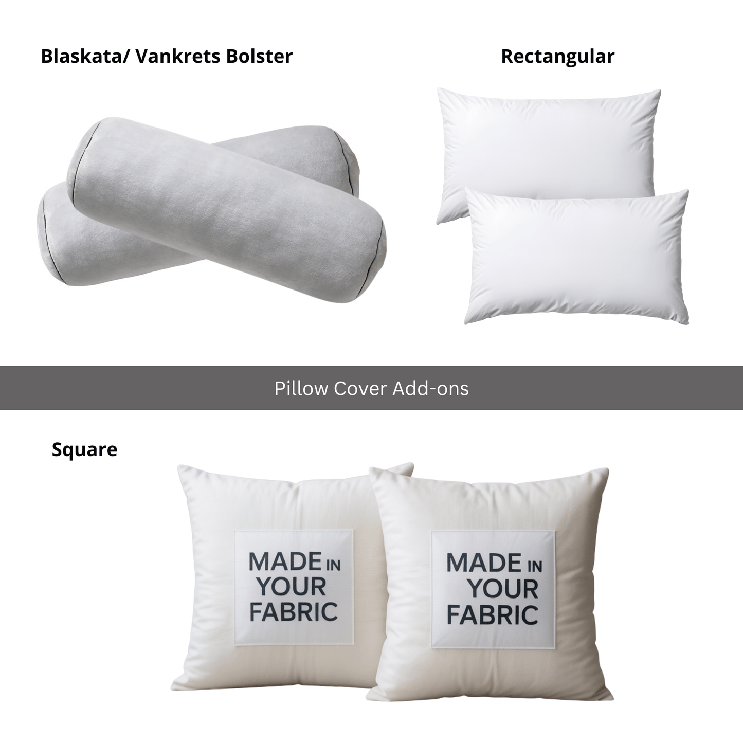 Black Check Outdoor Slipcovers, Compatible with IKEA Havsten - Made to Order