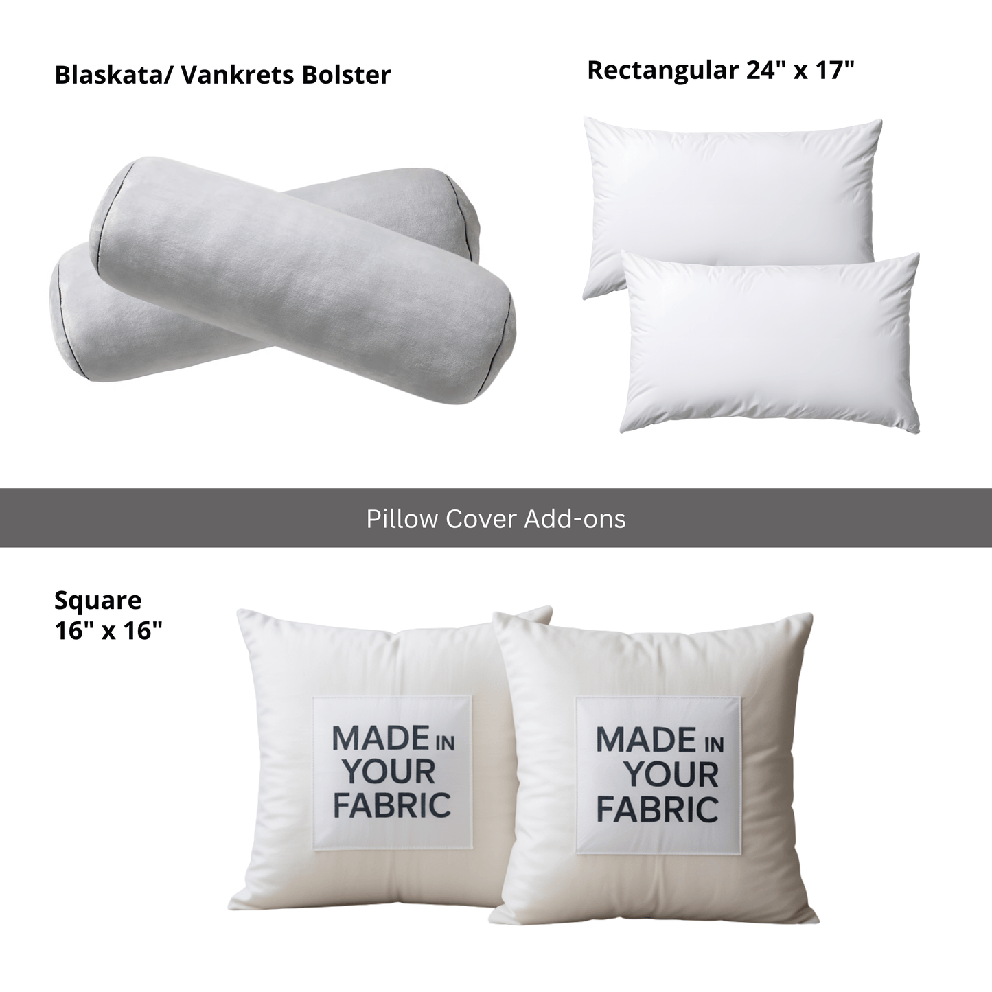 Beige Pinstripe Cushion Cover, Compatible with IKEA Children's Poang