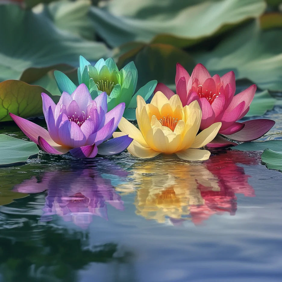 Premium Mix Lotus Flower Seeds, Grow Vibrant Lotus Blooms