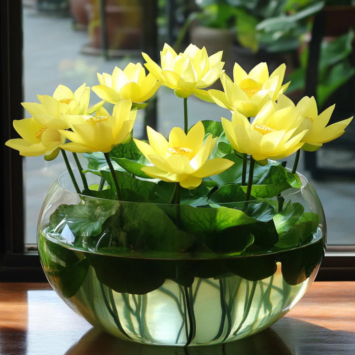 Premium Yellow Lotus Seeds, Grow Vibrant Lotus Blooms