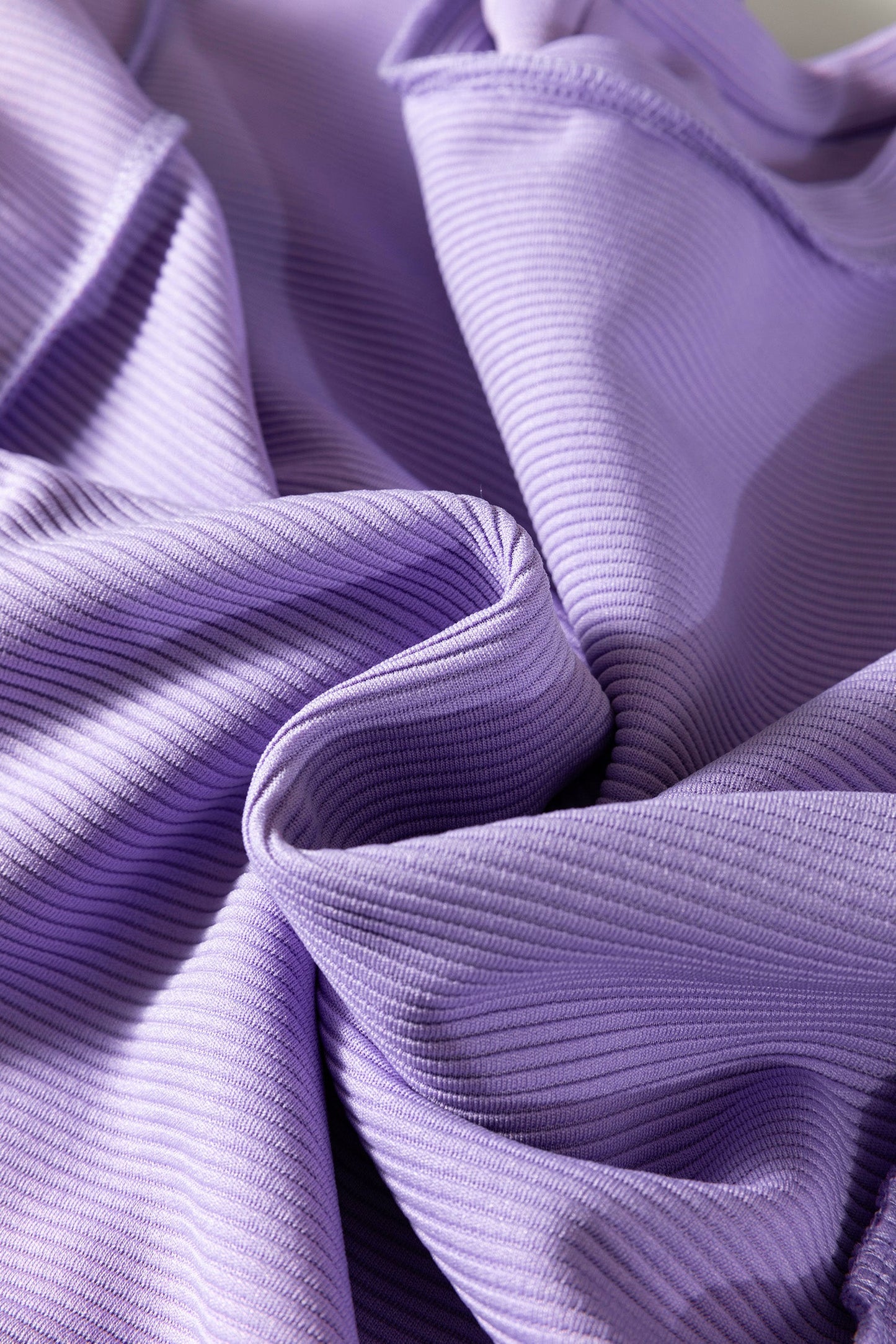 Ribbed Exposed Seam Drop Shoulder Pullover