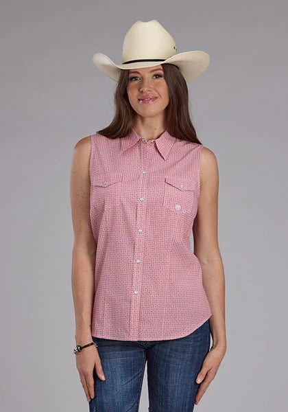Roper 2500 Saltillo Foulard (Rust) - Women's Sleeveless Shirt