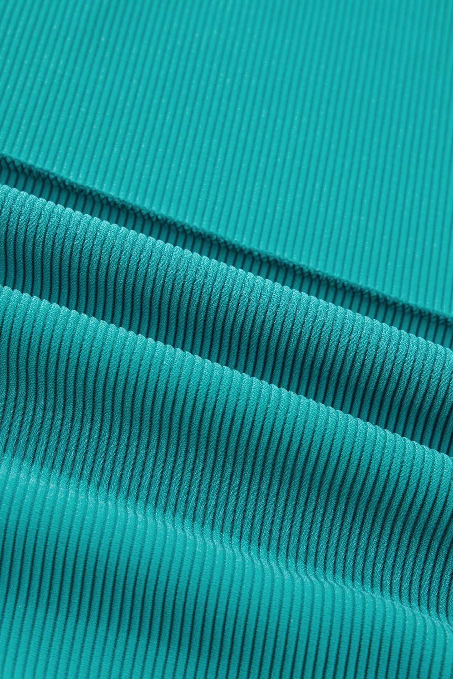 Ribbed Exposed Seam Drop Shoulder Pullover