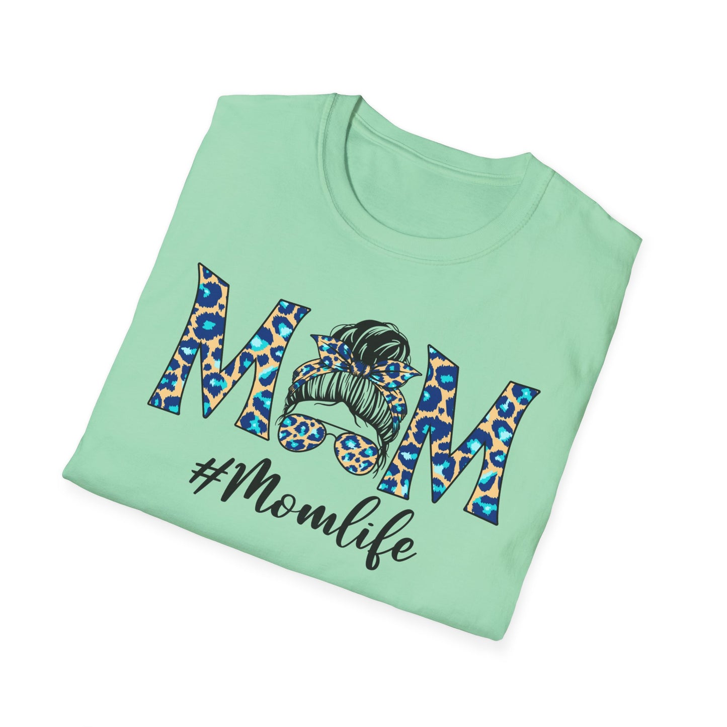 Mom Life Unisex Softstyle T-Shirt | Comfortable Tee for Moms | Gift for Mother's Day, Birthday, Casual Wear, Family Events