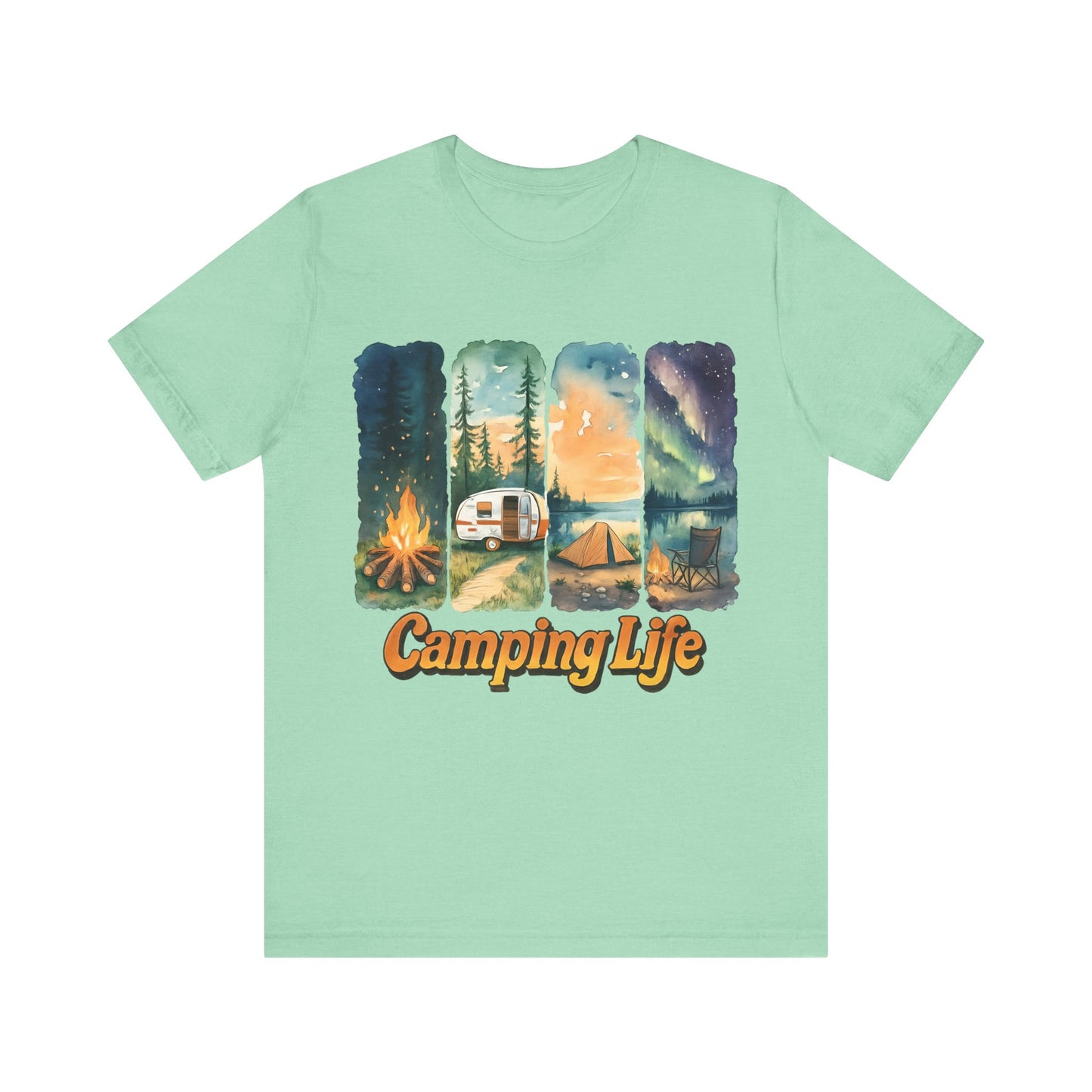 Camping Life Unisex Tee | Outdoor Adventure Shirt, Nature Lover Gift, Camping Apparel, Travel T-Shirt, Weekend Getaway Outfit
