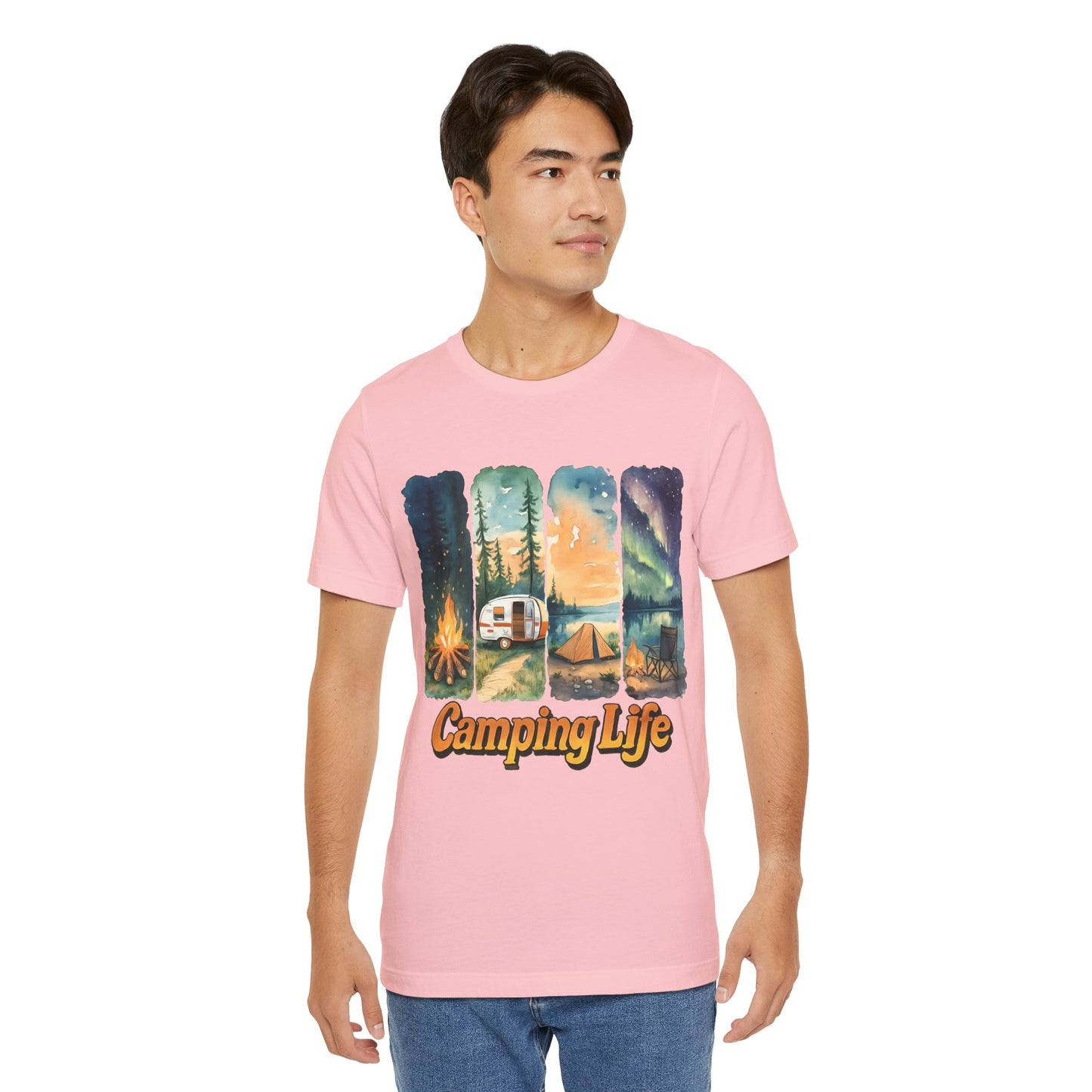 Camping Life Unisex Tee | Outdoor Adventure Shirt, Nature Lover Gift, Camping Apparel, Travel T-Shirt, Weekend Getaway Outfit