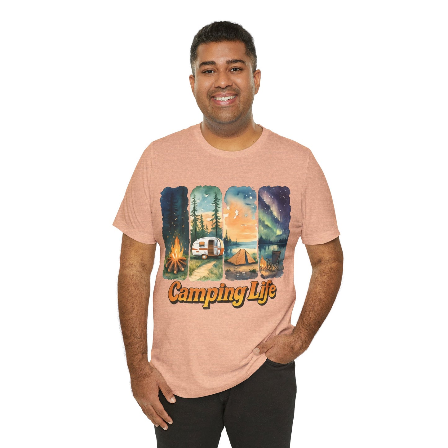 Camping Life Unisex Tee | Outdoor Adventure Shirt, Nature Lover Gift, Camping Apparel, Travel T-Shirt, Weekend Getaway Outfit
