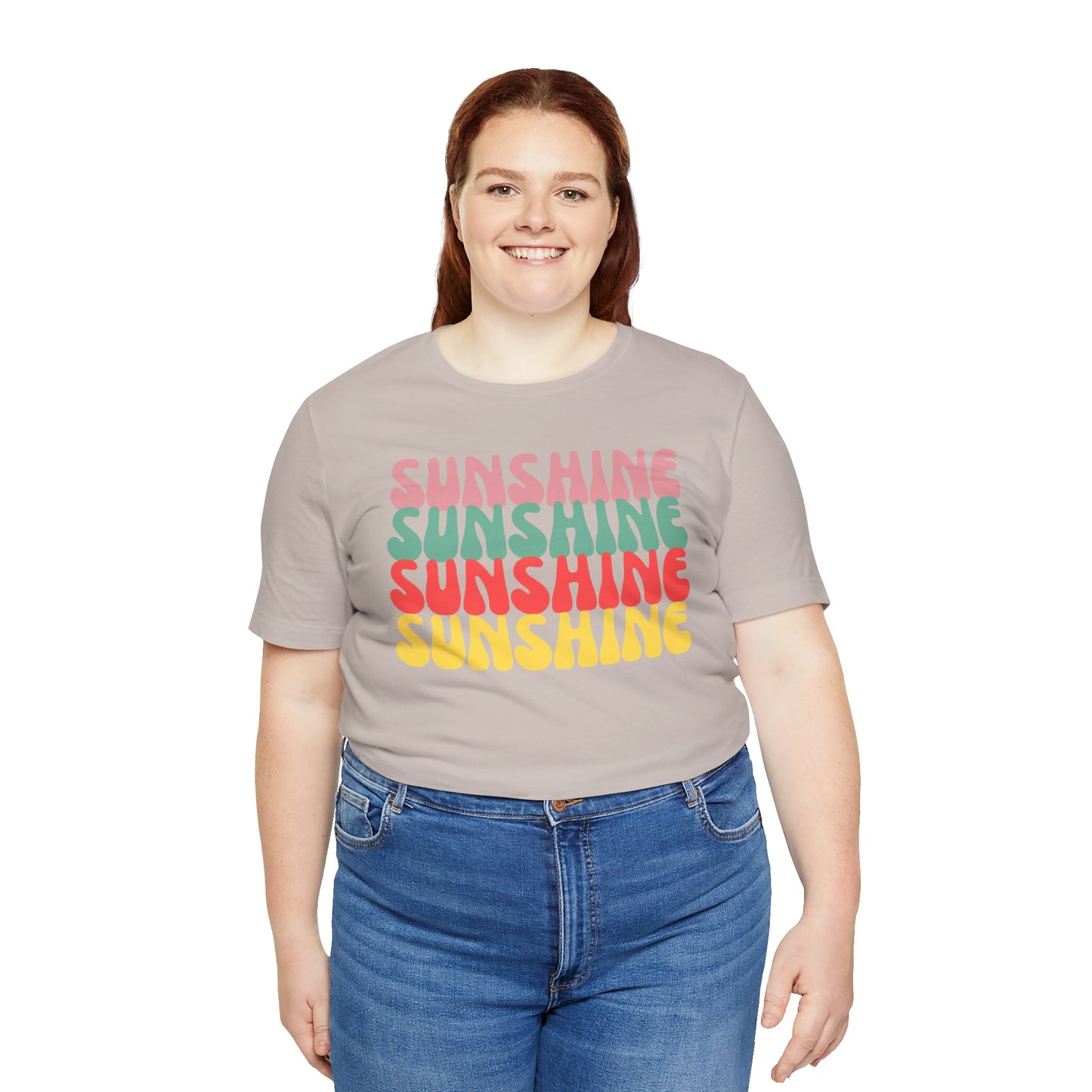 Sunny Vibe Unisex Tee, Summer T-Shirt, Beachwear, Gift for Her, Casual Wear, Fun Graphic Tee