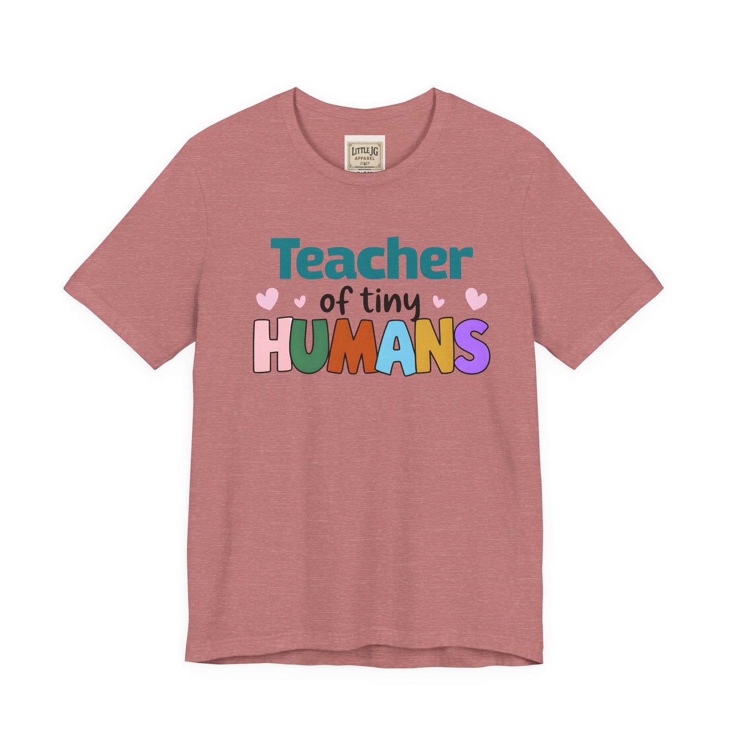 Teacher of Tiny Humans Tee - Unisex Jersey Short Sleeve T-Shirt, Gift for Teachers, Back to School, Classroom Apparel, Cute Teacher [...]