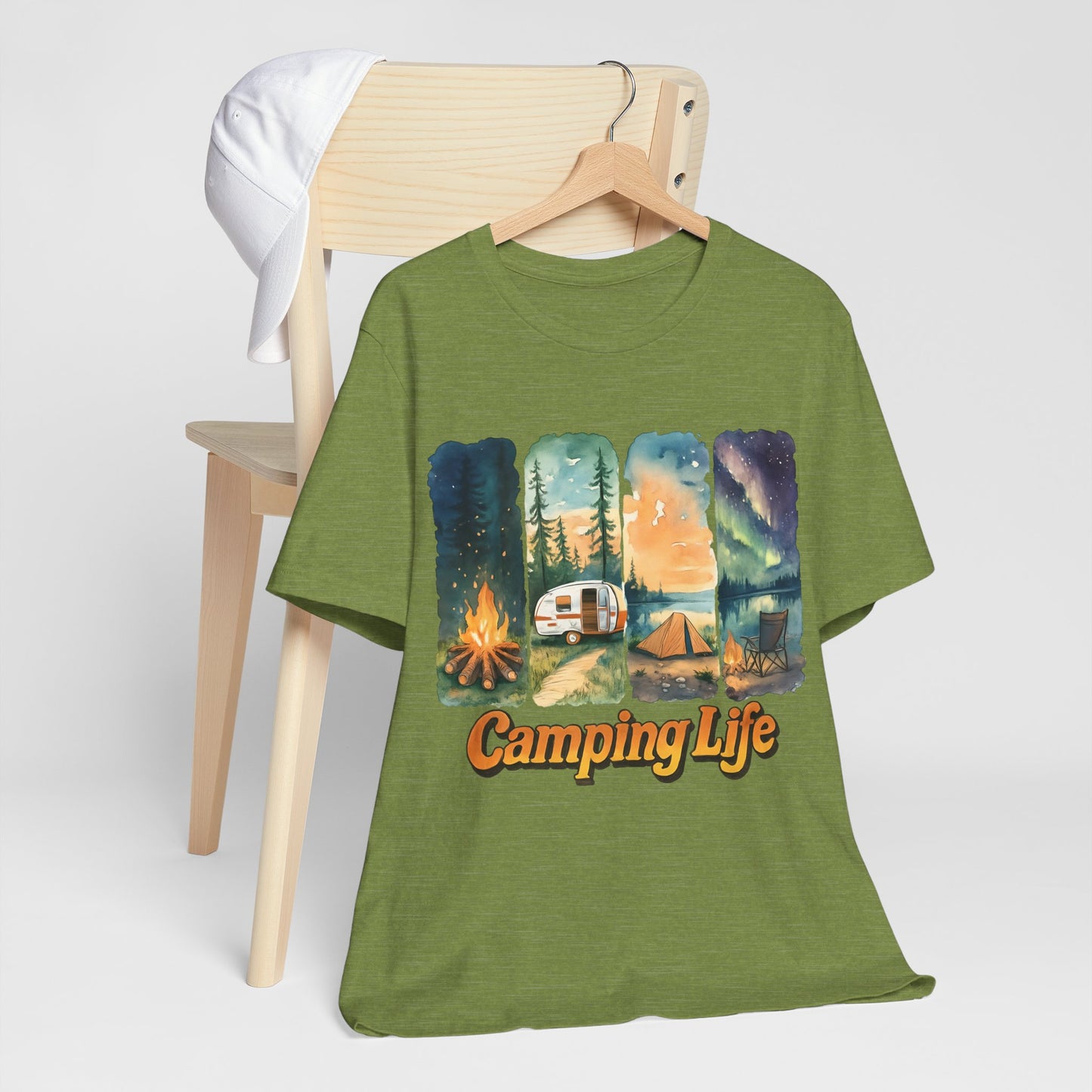 Camping Life Unisex Tee | Outdoor Adventure Shirt, Nature Lover Gift, Camping Apparel, Travel T-Shirt, Weekend Getaway Outfit