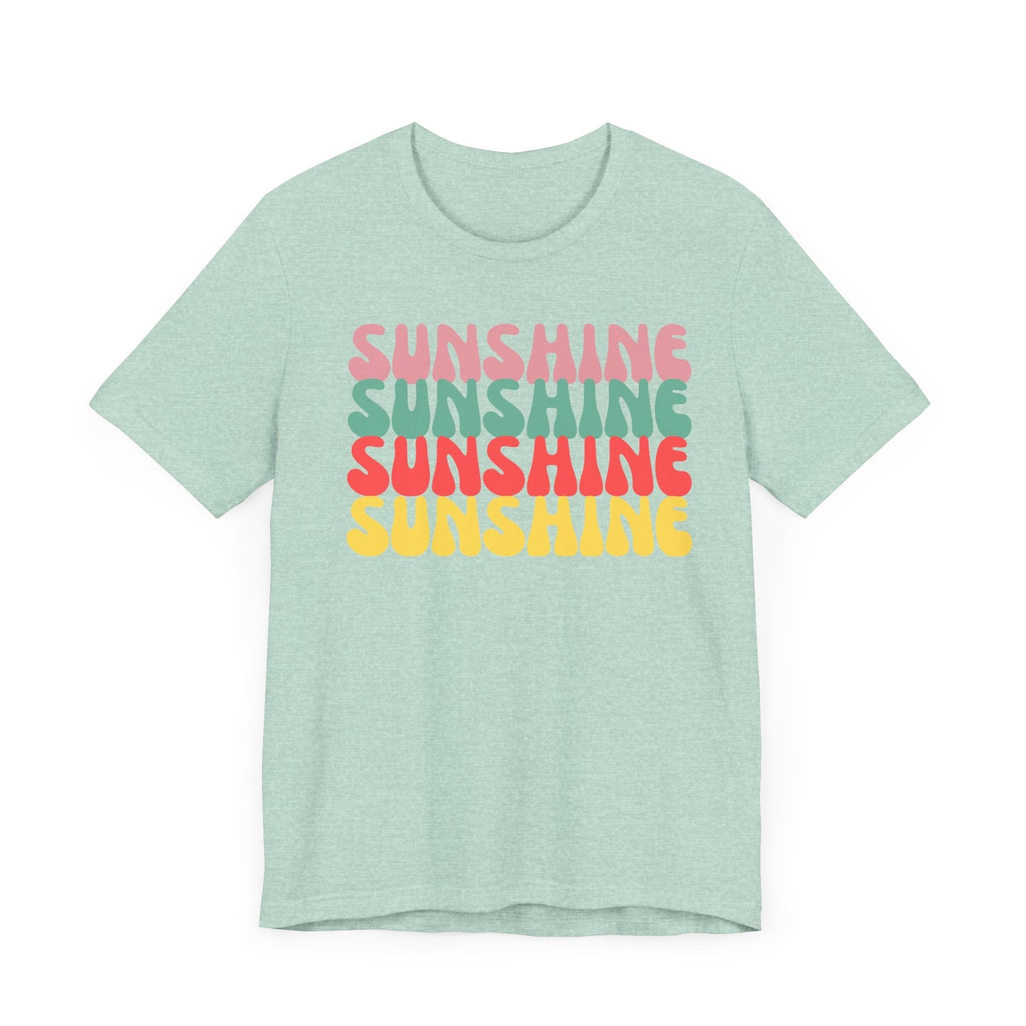 Sunny Vibe Unisex Tee, Summer T-Shirt, Beachwear, Gift for Her, Casual Wear, Fun Graphic Tee