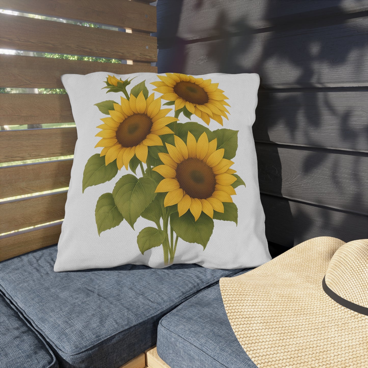 Outdoor Pillows - Vibrant Sunflower Summertime Favorite