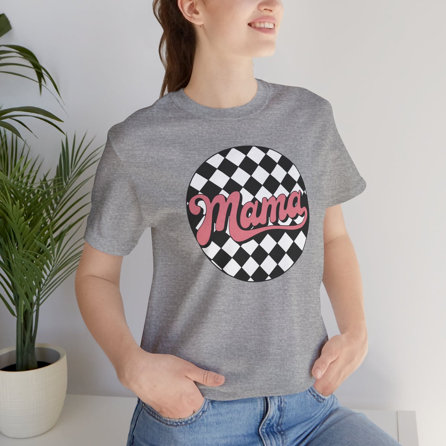 Mama Graphic Tee, Gift for Mom, Casual Wear, Birthday Present, Mother's Day, Everyday Comfort, Women's T-Shirt, Family Outing