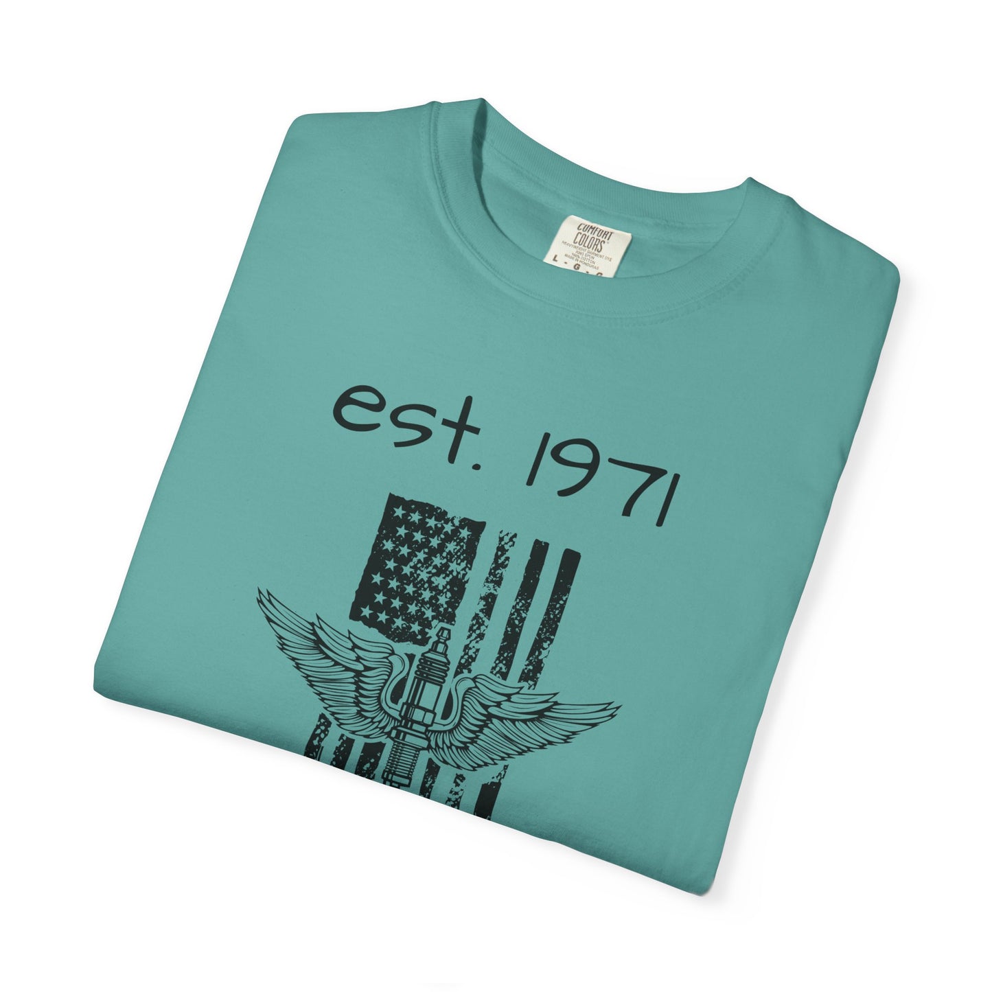 Vintage-Inspired Unisex T-Shirt with Established 1971 Design, Casual Wear, Gift for Father's Day, Graphic Tee, Casual Fashion, [...]