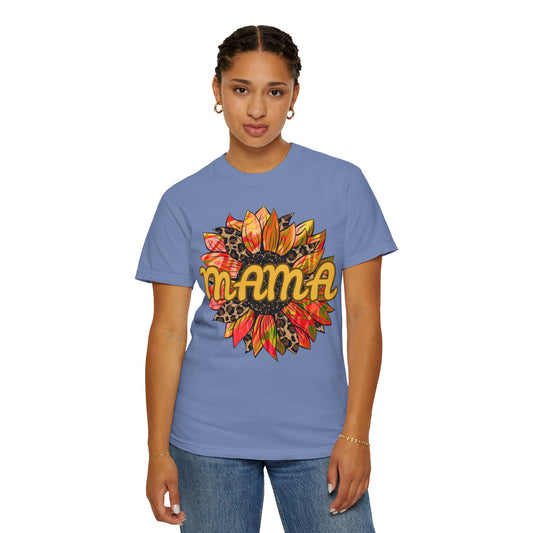 Mama Sunflower Graphic T-Shirt | Perfect Gift for Moms | Casual Wear | Mother’s Day, Birthdays, Everyday Comfort