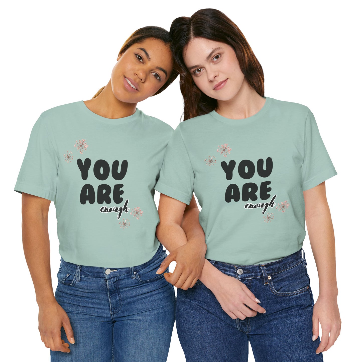 Inspirational Quote Tee - 'You Are Enough' T-Shirt, Unisex Tee for Self-Love, Positive Vibes, Everyday Wear, Gift for Friends, Mental [...]