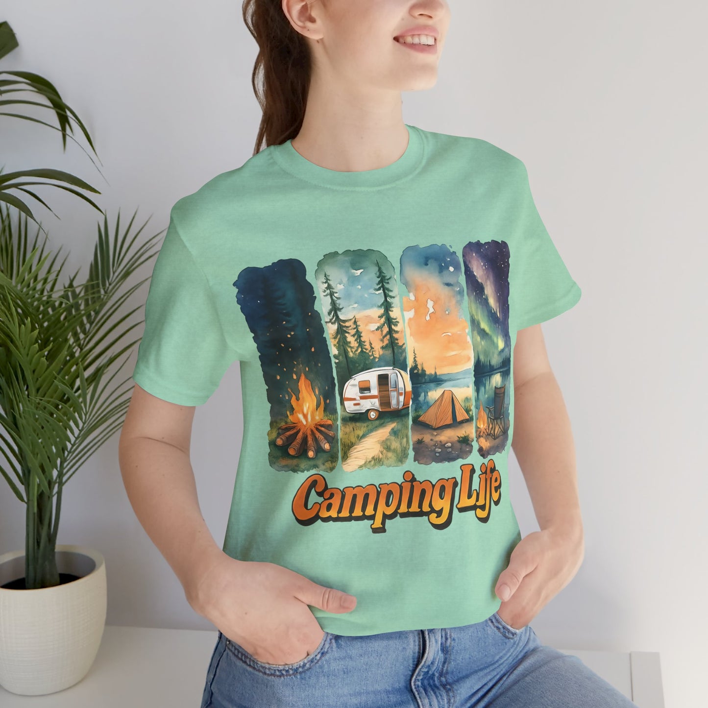 Camping Life Unisex Tee | Outdoor Adventure Shirt, Nature Lover Gift, Camping Apparel, Travel T-Shirt, Weekend Getaway Outfit