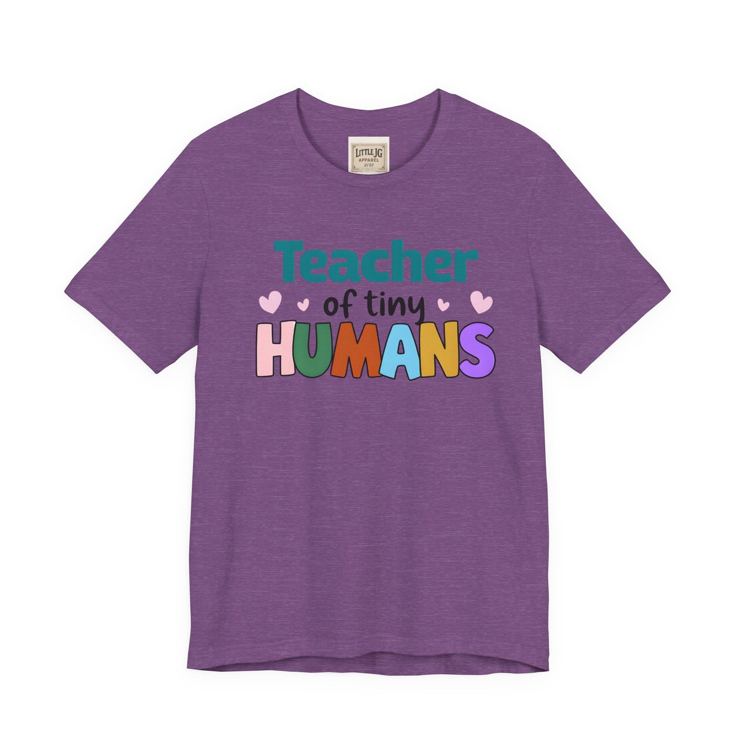 Teacher of Tiny Humans Tee - Unisex Jersey Short Sleeve T-Shirt, Gift for Teachers, Back to School, Classroom Apparel, Cute Teacher [...]