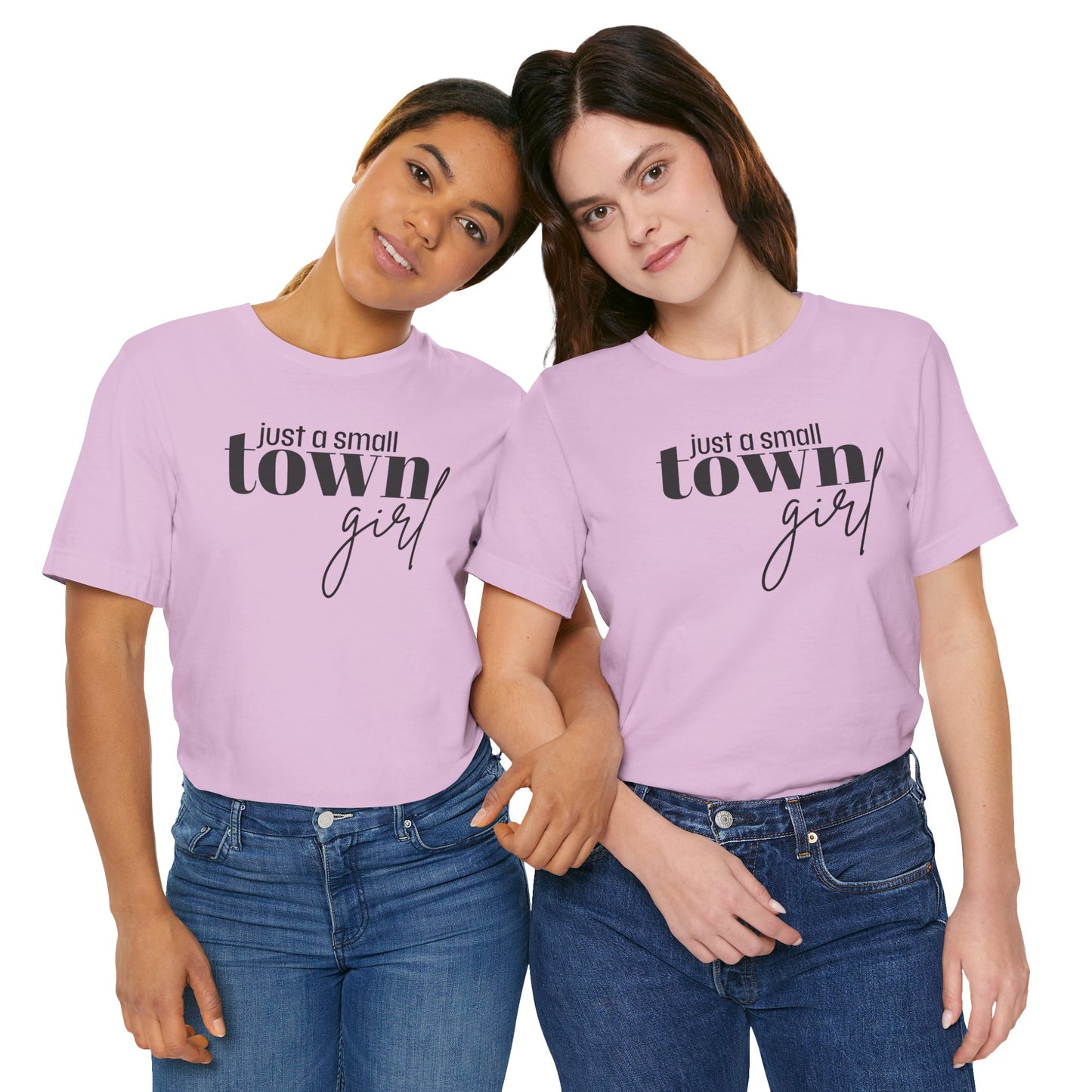 Just a Small Town Girl Tee, Cozy Cotton Shirt Gift, Casual Summer Apparel, Perfect for Birthdays, Country Music Lover Top
